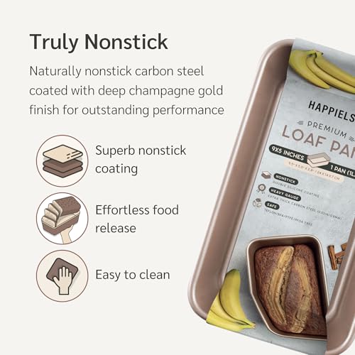 9x5 Inch Nonstick Bread Loaf Pan | PFOA & BPA Free, Best for Baking